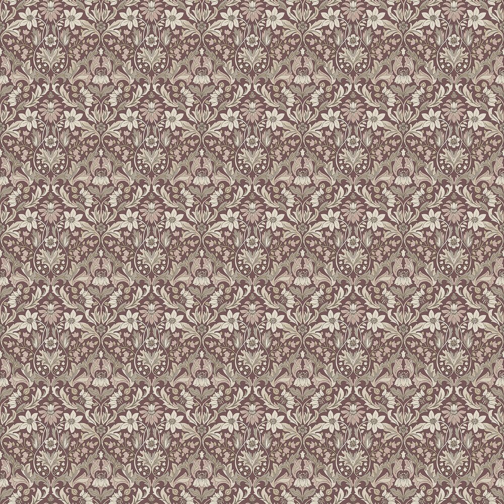 Blomsterfrojd Wallpaper - Rich Red - Boråstapeter - 3294 - Premier Wallcovering