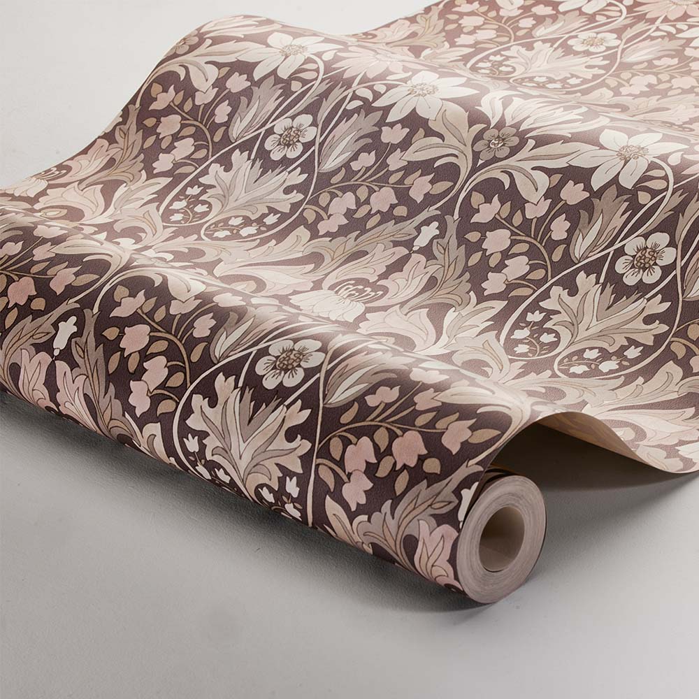 Blomsterfrojd Wallpaper - Rich Red - Boråstapeter - 3294 - Premier Wallcovering