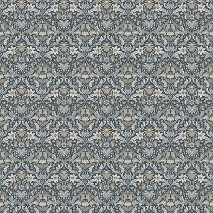 Blomsterfrojd Wallpaper - Midnight Blue - Boråstapeter - 3292 - Premier Wallcovering