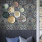 Blomstervall Wallpaper - Multi / Dark - Boråstapeter - 2097 - Premier Wallcovering