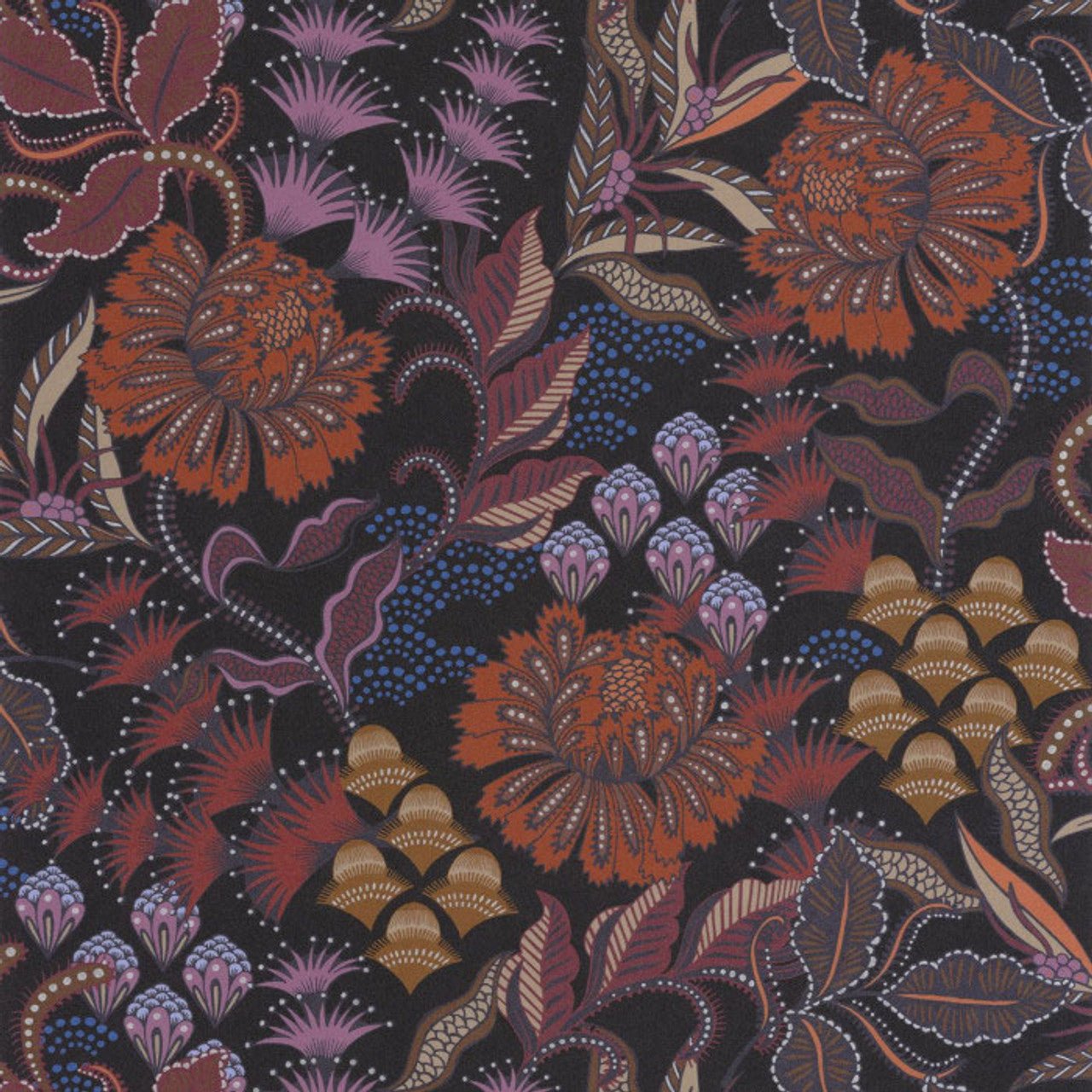 Bloomsbury Derby Wallpaper - Rouille - Casadeco - 89288418 - Premier Wallcovering