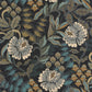 Bloomsbury Derby Wallpaper - Noir Reglisse - Casadeco - 89289754 - Premier Wallcovering