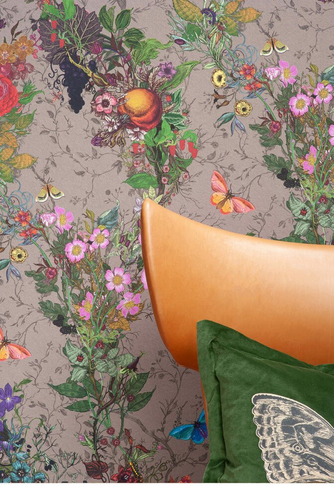 Bloomsbury Garden Wallpaper - Campbell Duck - Timorous Beasties - BTN/BLM/TXMT/06 - Premier Wallcovering