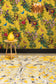 Bloomsbury Garden Wallpaper - Cadmium - Timorous Beasties - BTN/BLM/TXMT/05 - Premier Wallcovering