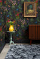 Bloomsbury Garden Wallpaper - Barely Black - Timorous Beasties - BTN/BLM/TXMT/02 - Premier Wallcovering