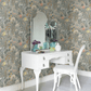Bloomsterhav Wallpaper - Sage / Multi - Boråstapeter - 2054 - Premier Wallcovering