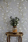 Blossom Branch Wallpaper - White & Gold on Pale Grey - Timorous Beasties - EX/BLMB/6002/01 - Premier Wallcovering