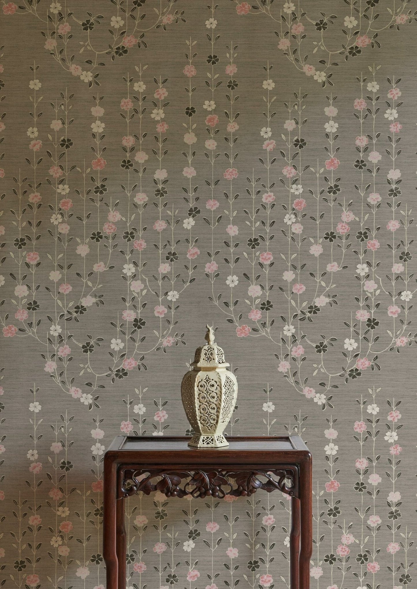 Blossom Wallpaper - Powder Cloud - Lewis & Wood - Premier Wallcovering