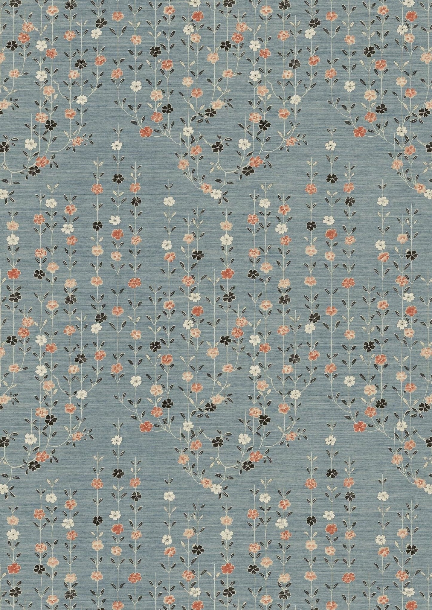 Blossom Wallpaper - Coral Sea - Lewis & Wood - Premier Wallcovering