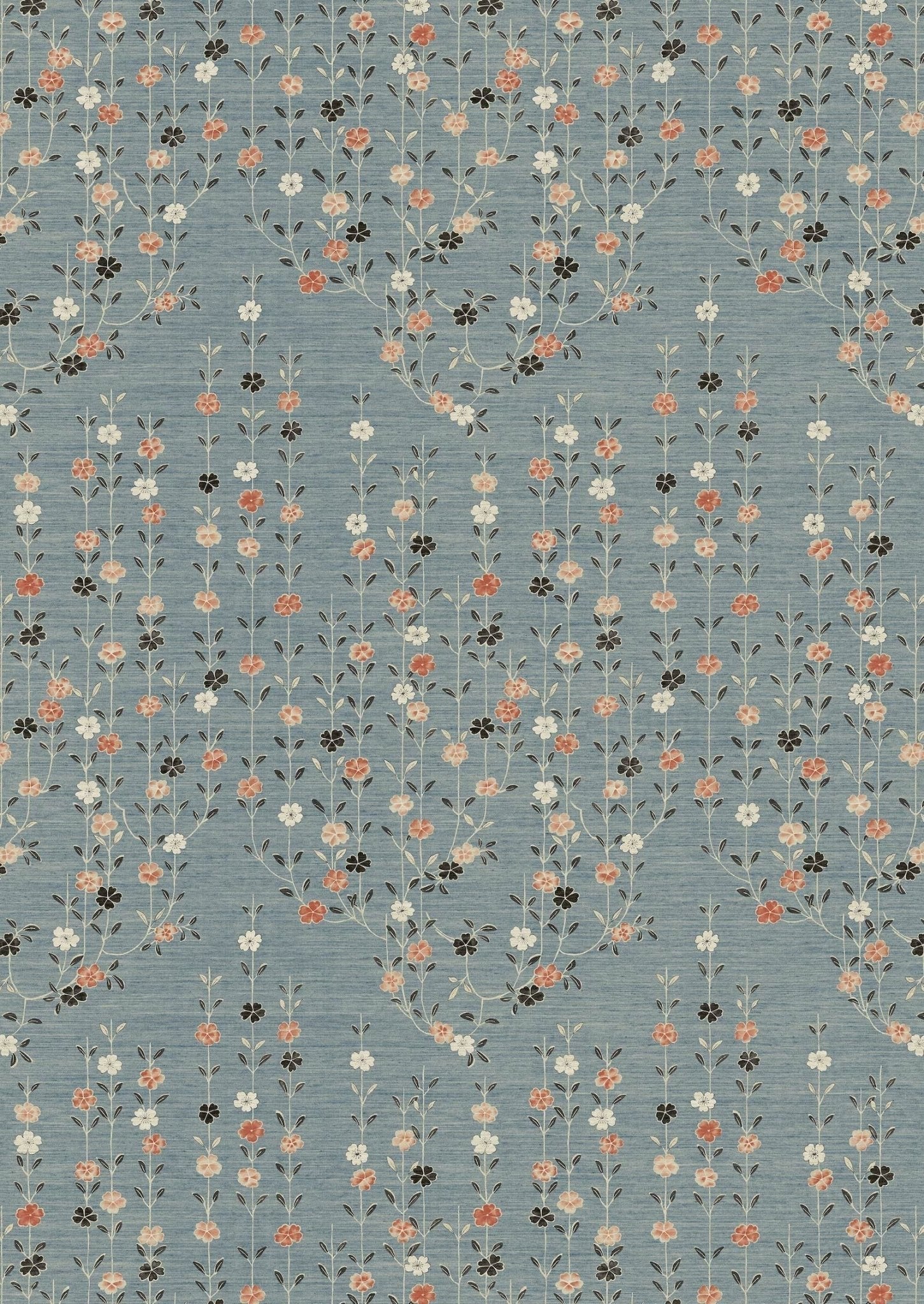 Blossom Wallpaper - Coral Sea - Lewis & Wood - Premier Wallcovering