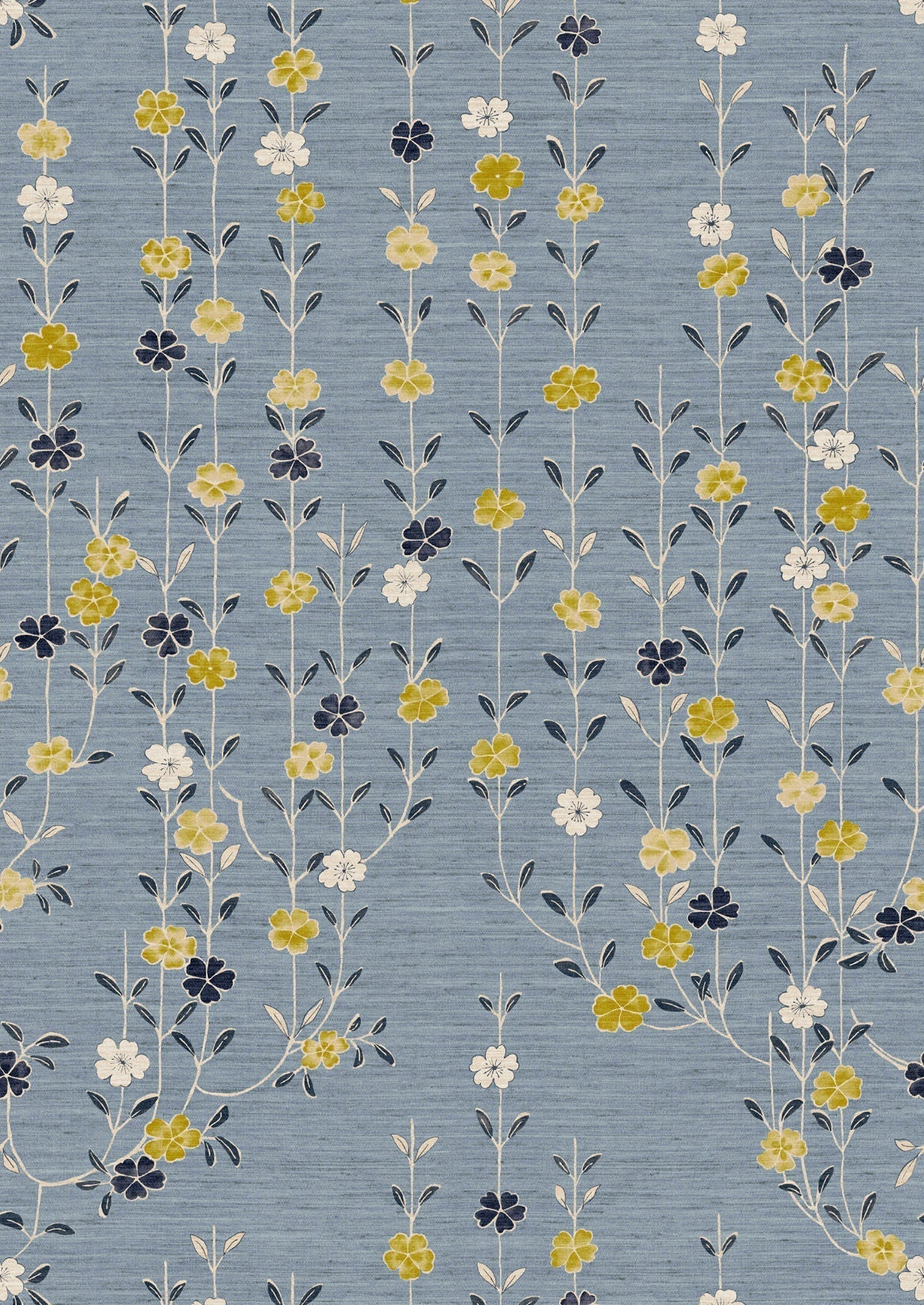 Blossom Wallpaper - Saffron Sky - Lewis & Wood - Premier Wallcovering