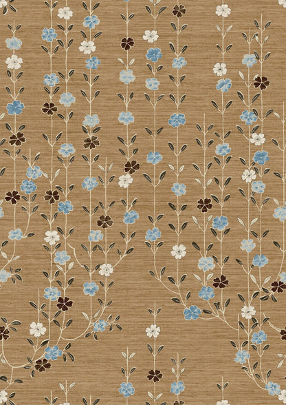 Blossom Wallpaper - Blue Ginger - Lewis & Wood - Premier Wallcovering
