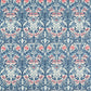 Bluebell Fabric - Indigo/Rose - Morris & Co - 227037 - Premier Wallcovering