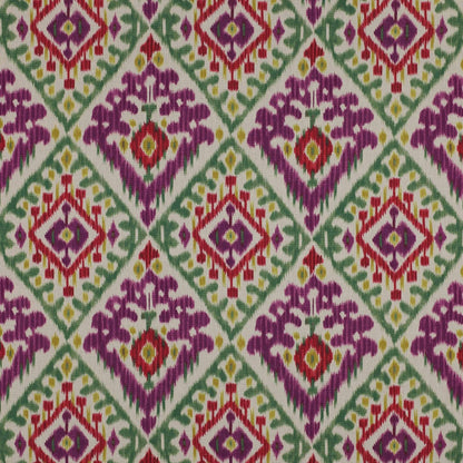 Boheme Fabric - Vert/Parme - Manuel Canovas - 04763/01 - Premier Wallcovering