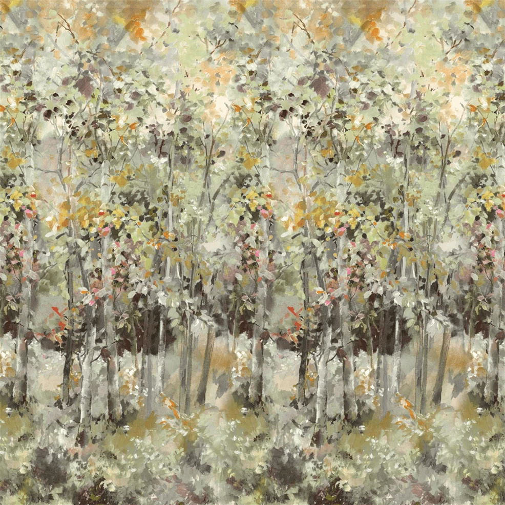 Bois De Bouleau Scene 1 Wallpaper - Sepia - PDG1175/01 - Designers Guild
