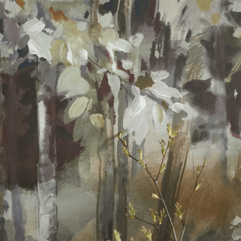 Bois De Bouleau Scene 1 Wallpaper - Sepia - PDG1175/01 - Designers Guild
