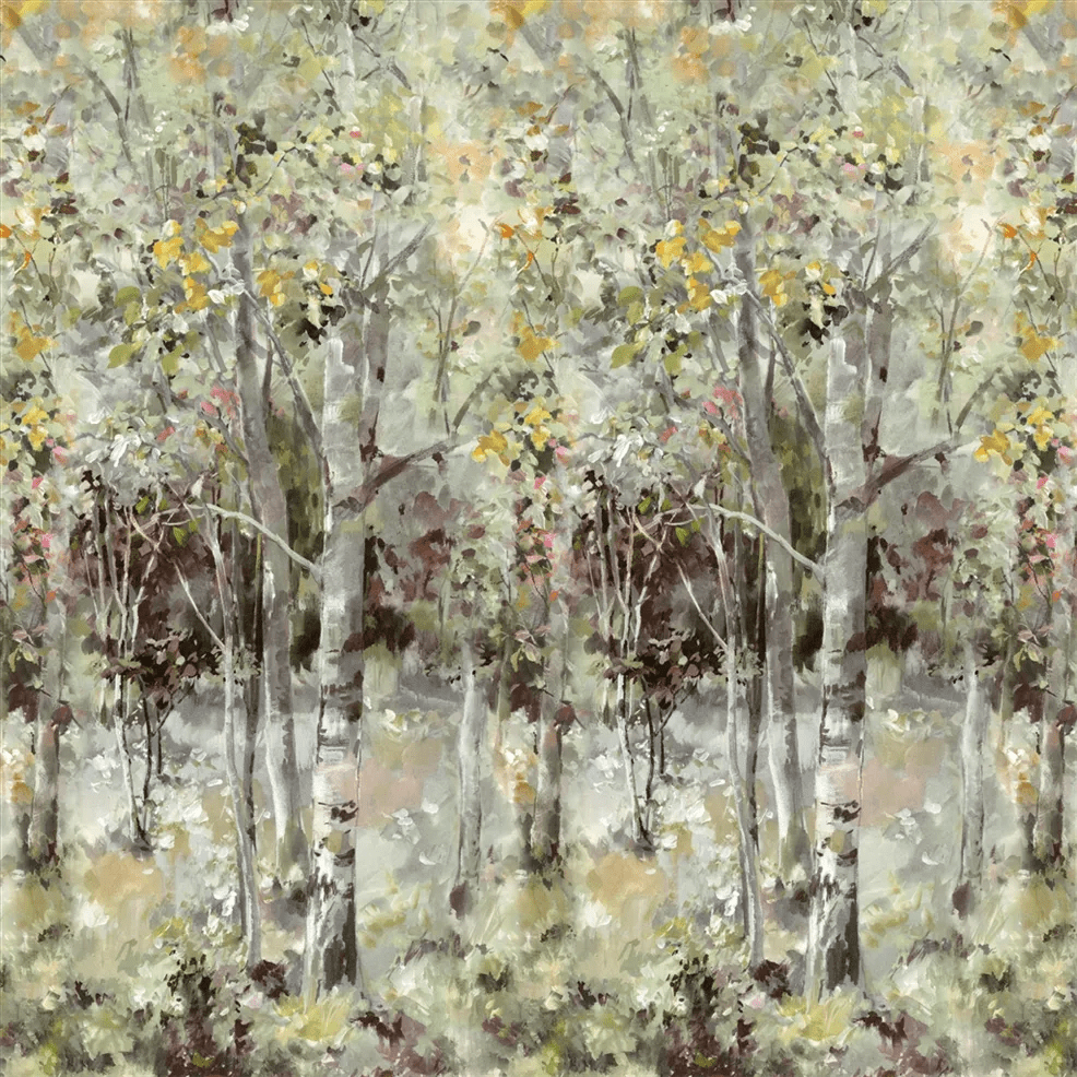 Bois De Bouleau Scene 2 Wallpaper - Sepia - PDG1176/01 - Designers Guild
