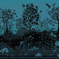 Bois Paradis Wallpaper - Bleu Nigelle - Christian Lacroix - PCL7030/03 - Premier Wallcovering