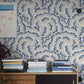 Bom Bom Wallpaper - Blue - Boråstapeter - 2101 - Premier Wallcovering