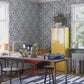 Bom Bom Wallpaper - Blue - Boråstapeter - 2101 - Premier Wallcovering