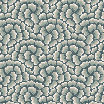 Bom Bom Wallpaper - Aqua - Boråstapeter - 2100 - Premier Wallcovering