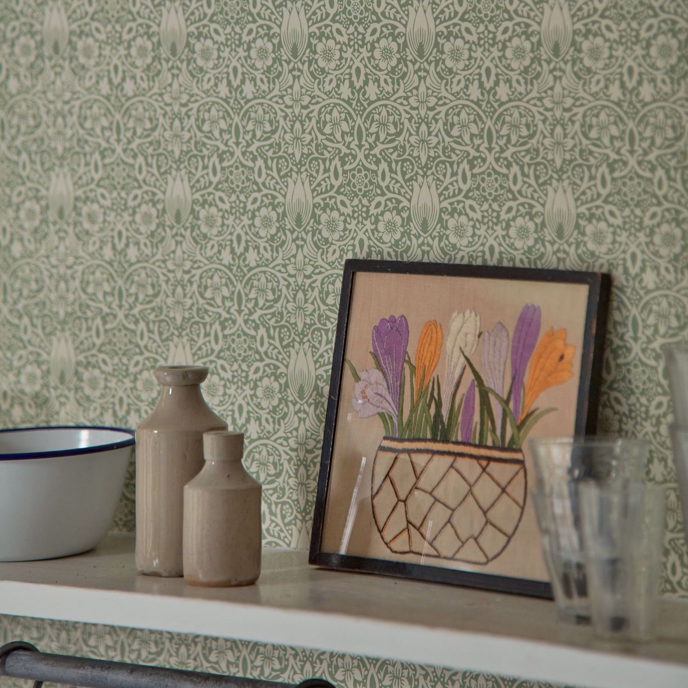 Borage Wallpaper - Leafy Arbour - 217198 - Morris & Co