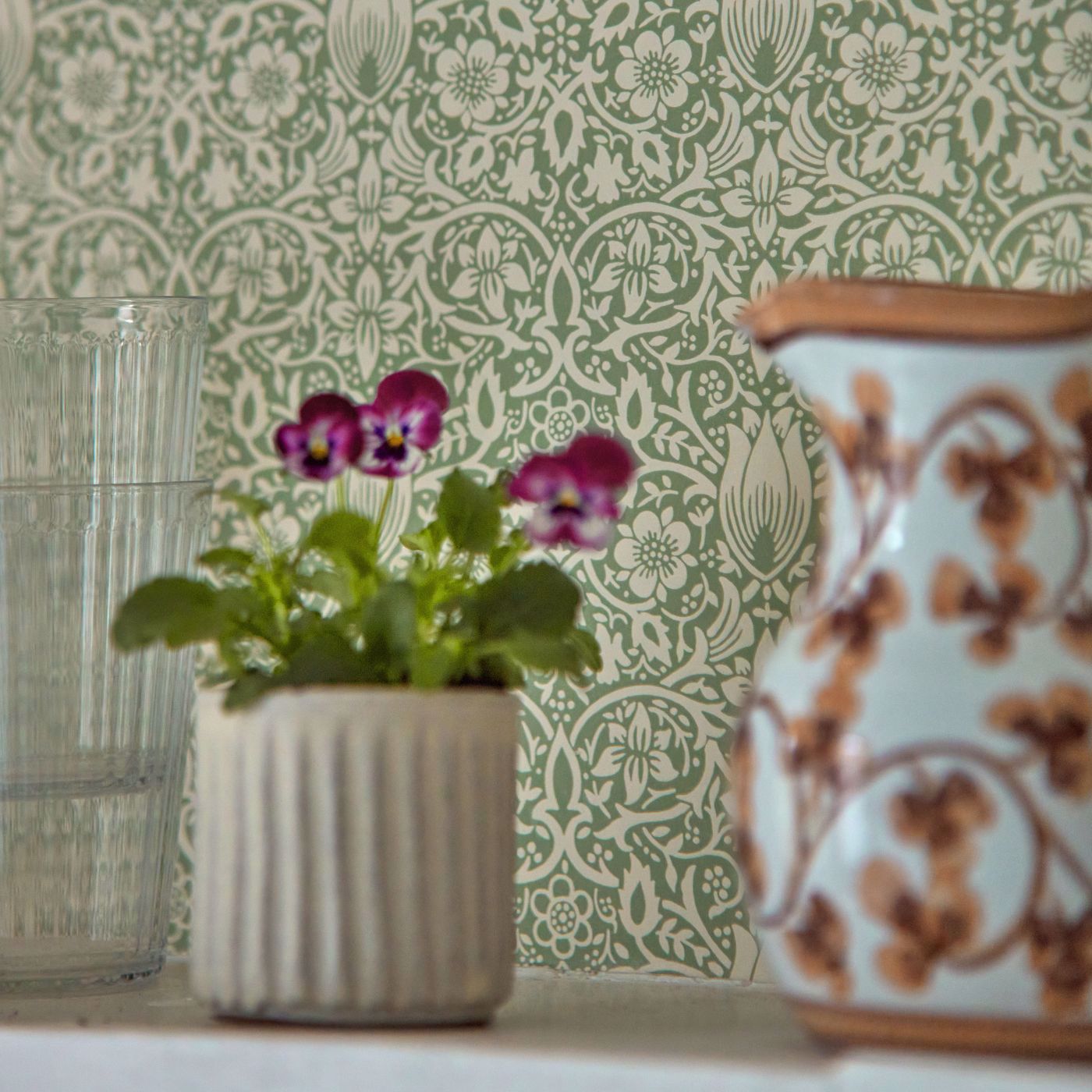 Borage Wallpaper - Leafy Arbour - 217198 - Morris & Co