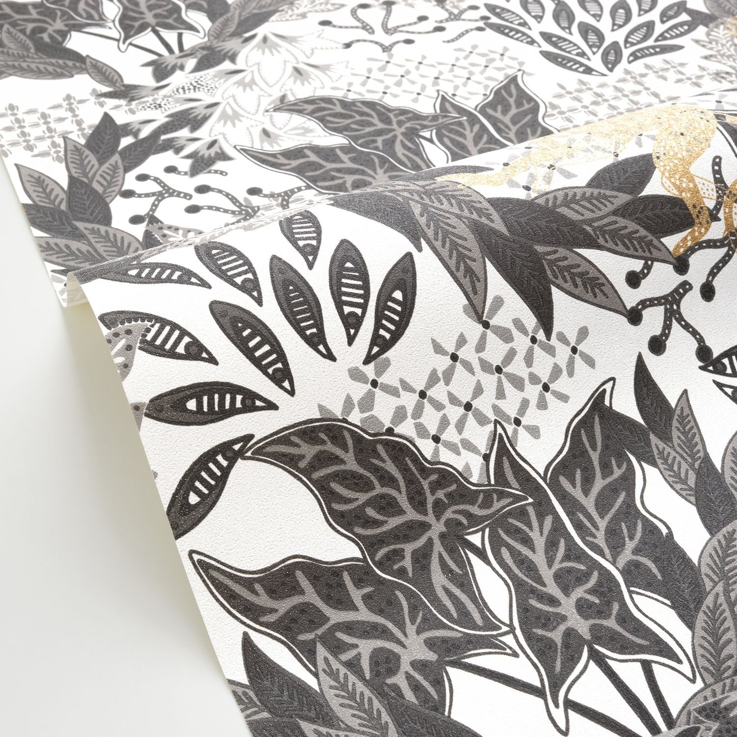 Borneo Wallpaper - Noir Blanc - Caselio - 104910913