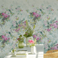 Bouquet De Roses Wallpaper - Celadon - PDG1173/01 - Designers Guild