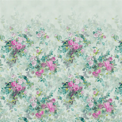 Bouquet De Roses Wallpaper - Celadon - PDG1173/01 - Designers Guild
