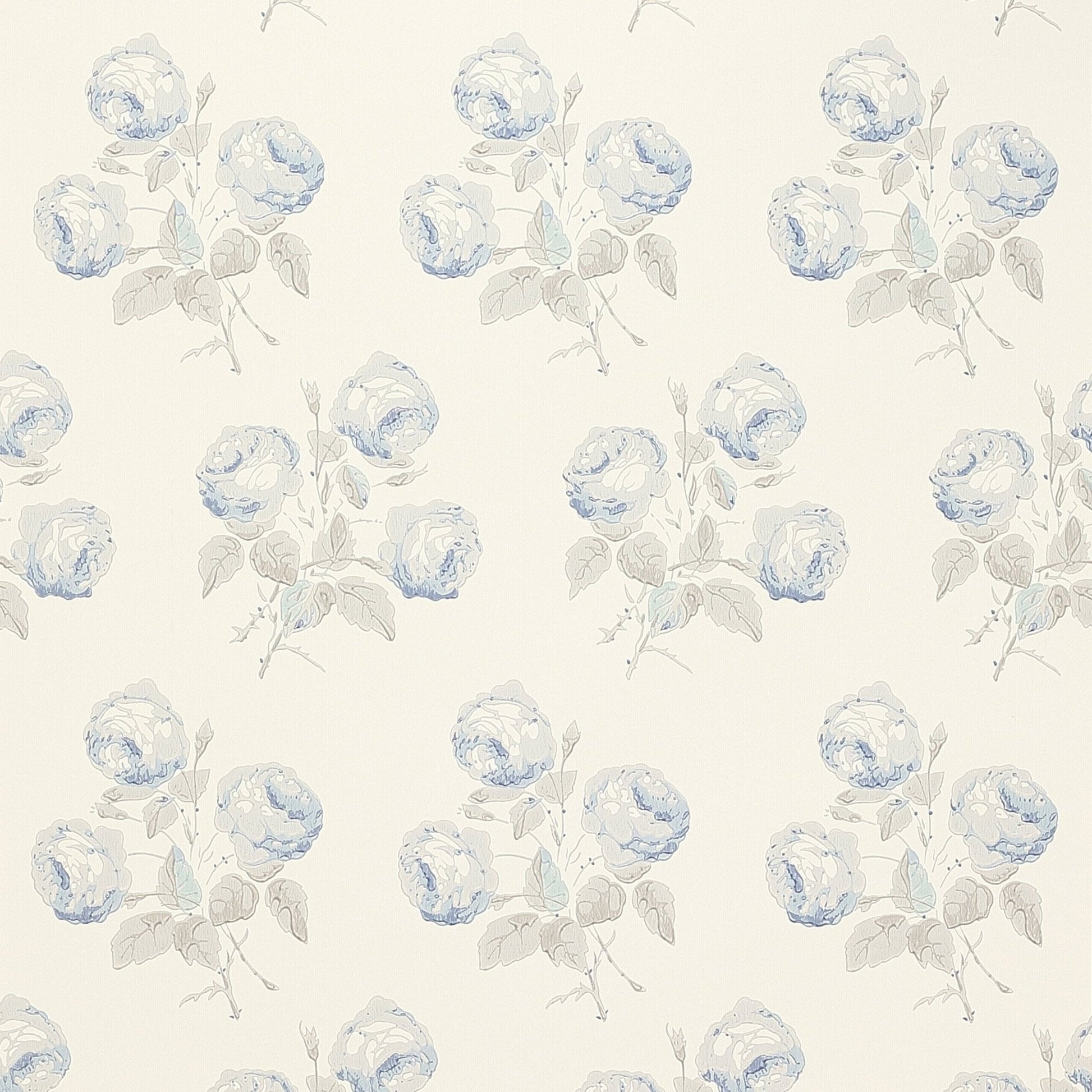 Bowood Wallpaper - Blue/Grey - Colefax & Fowler - 07401/08 - Premier Wallcovering