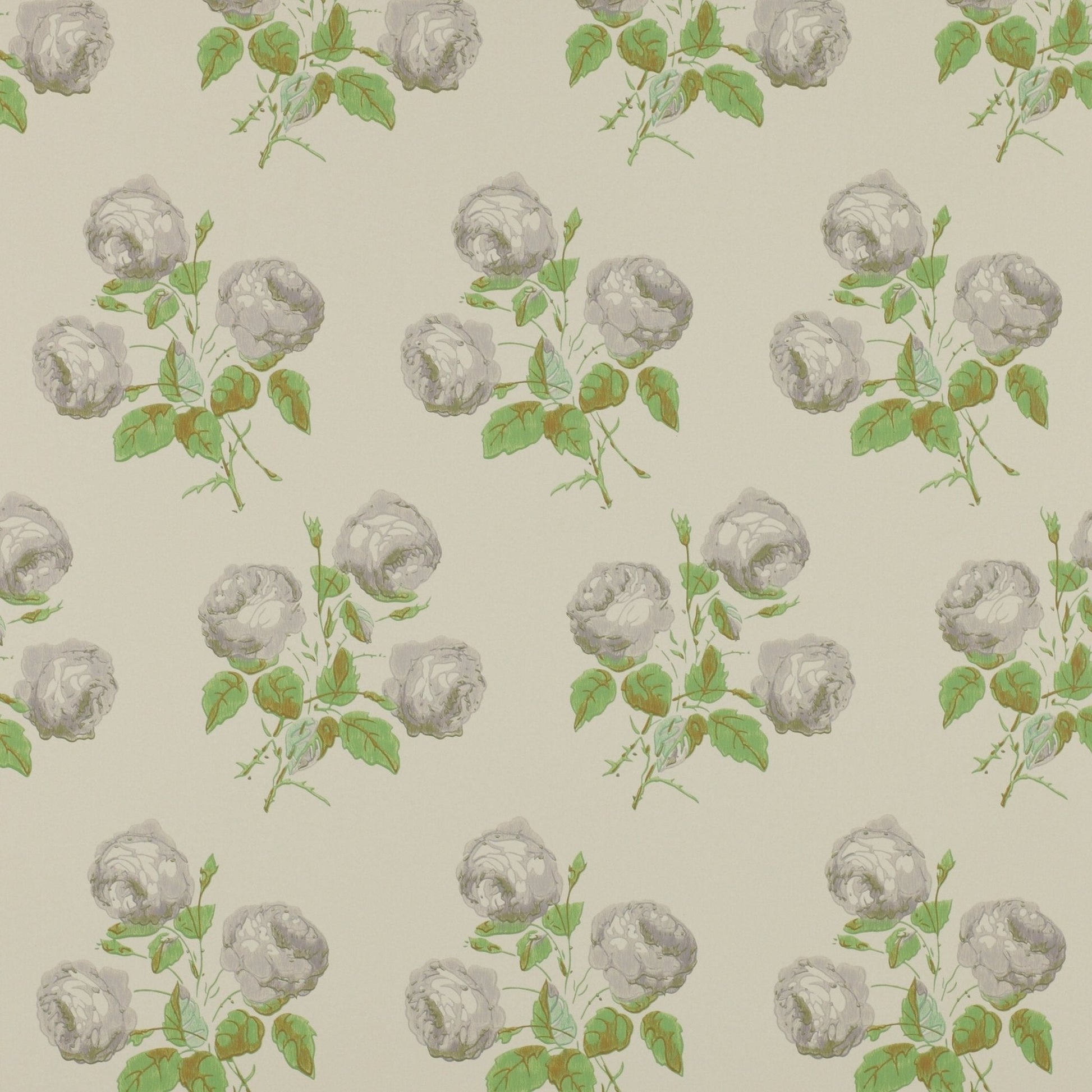 Bowood Wallpaper - Grey/Green - Colefax & Fowler - 07401/02 - Premier Wallcovering