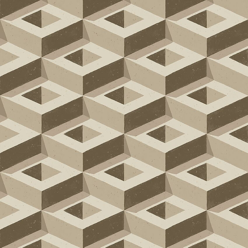 Boxes Wall Mural - Bronze - Boråstapeter - 2280 - Premier Wallcovering