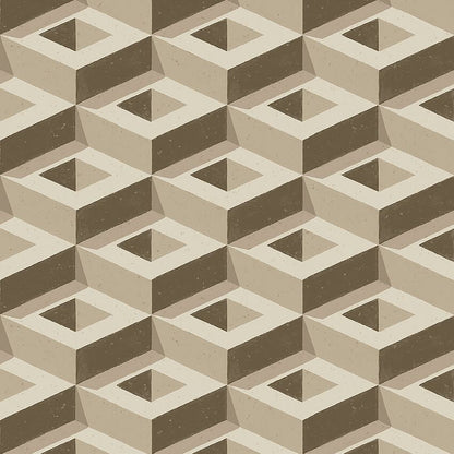 Boxes Wall Mural - Bronze - Boråstapeter - 2280 - Premier Wallcovering