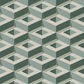 Boxes Wall Mural - Teal - Boråstapeter - 2281 - Premier Wallcovering
