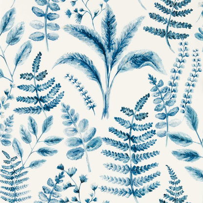 Bracken Wallpaper - Denim - Clarke & Clarke - W0156/01 - Premier Wallcovering