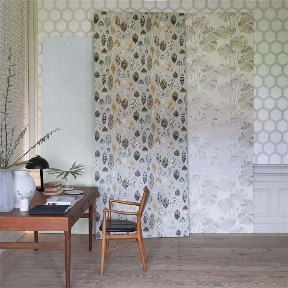Brahmi Wallpaper - Oyster - PDG1061/02 - Designers Guild