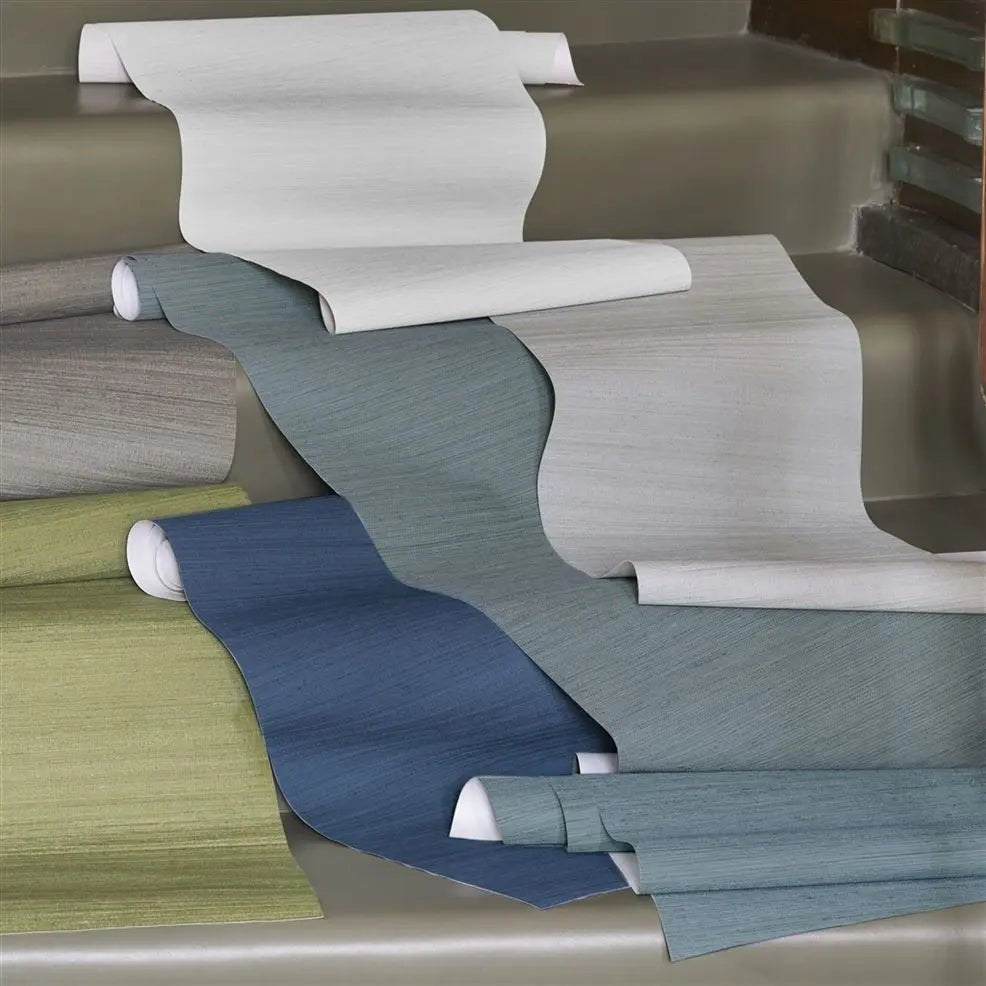 Brera Grasscloth Wallpaper - Charcoal - PDG1120/03 - Designers Guild