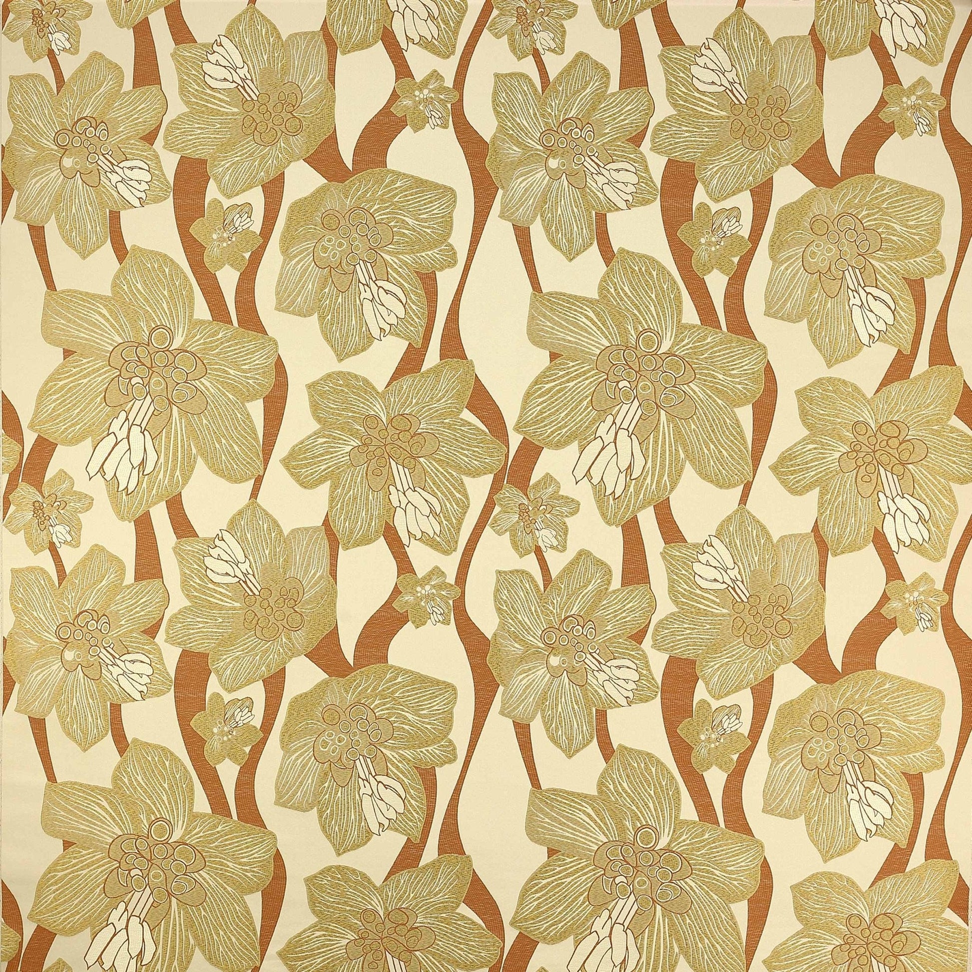 Breteuil Fabric - Miel - Manuel Canovas - M4057-02 - Premier Wallcovering