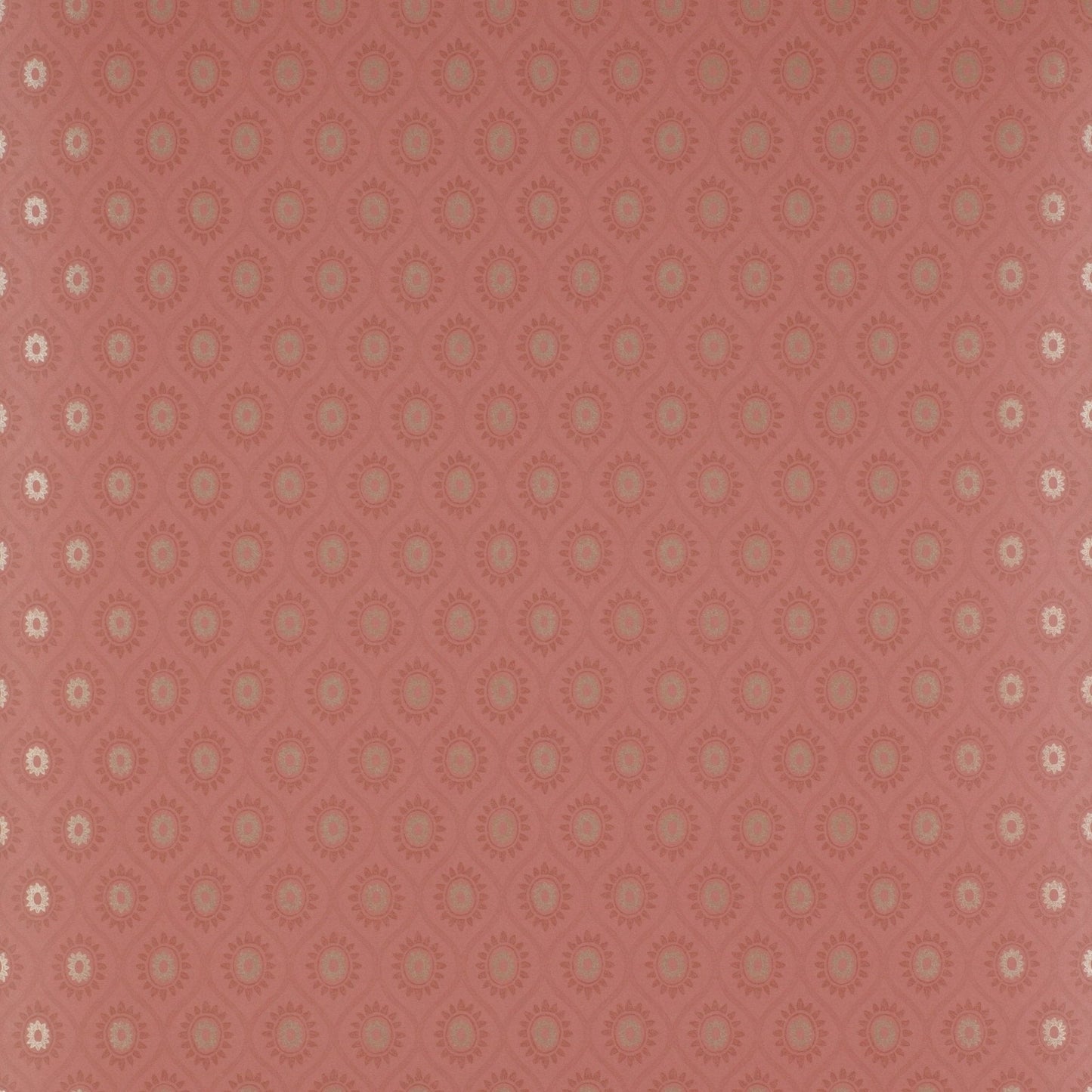 Brightwell Wallpaper - Red - Colefax & Fowler - 07989/03 - Premier Wallcovering