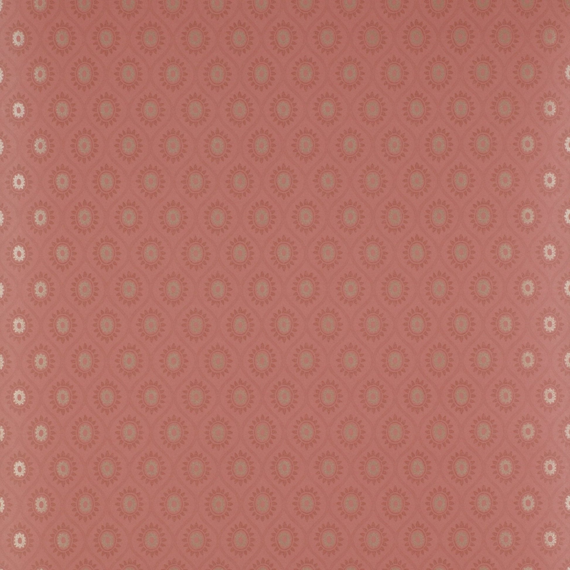 Brightwell Wallpaper - Red - Colefax & Fowler - 07989/03 - Premier Wallcovering