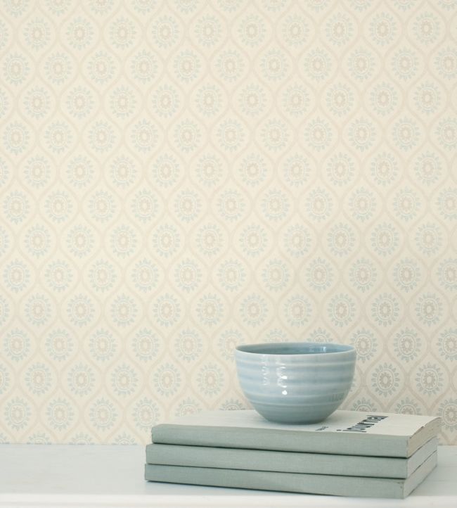 Brightwell Wallpaper - Red - Colefax & Fowler - 07989/03 - Premier Wallcovering