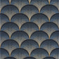 Broadway Twenties Wallpaper - Bleu Orage - Casadeco - 88666404 - Premier Wallcovering