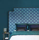 Broadway Twenties Wallpaper - Bleu Indigo - Casadeco - 88666566 - Premier Wallcovering