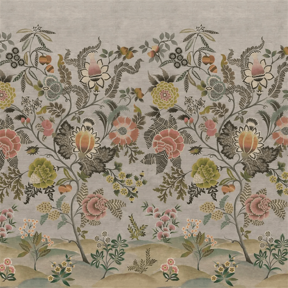 Brocart Decoratif Grasscloth Wallpaper - Sepia - PDG1187/01 - Designers Guild