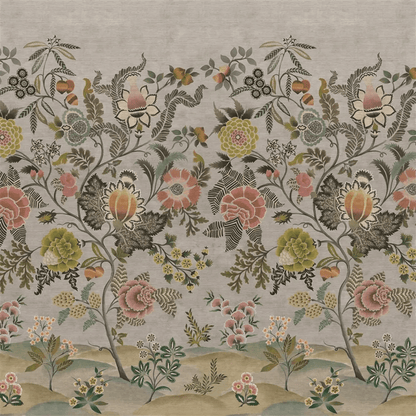 Brocart Decoratif Grasscloth Wallpaper - Sepia - PDG1187/01 - Designers Guild