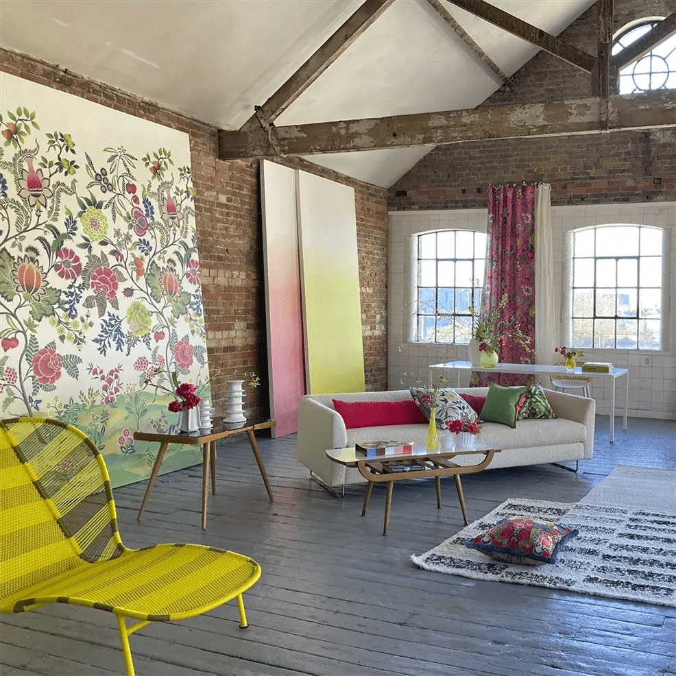 Brocart Decoratif Wallpaper - Fuchsia - PDG1169/01 - Designers Guild