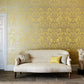 Brocatello Wallpaper - Chalk - Zoffany - ZCON312007 - Morris Wallpaper