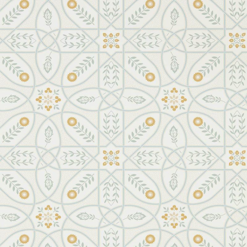 Brophy Trellis Wallpaper - Ivory Sage - 216700 - Morris & Co - Premier Wallcovering