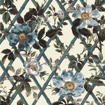 Bryher Rose Wallpaper - Lapis Blue - House of Hackney - 1-WA-BRR-DI-LAP-XXX